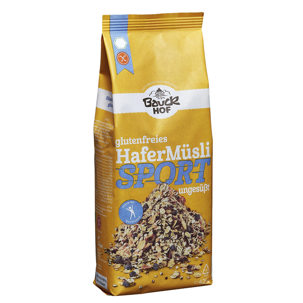 德國bauck Hof 無麩質有機高蛋白元氣燕麥 425g 包 有效期限 17 09 30